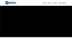 Desktop Screenshot of platinomkt.com