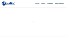 Tablet Screenshot of platinomkt.com
